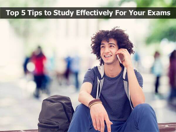 Top 5 Tips to Study Effectively For Your Exams